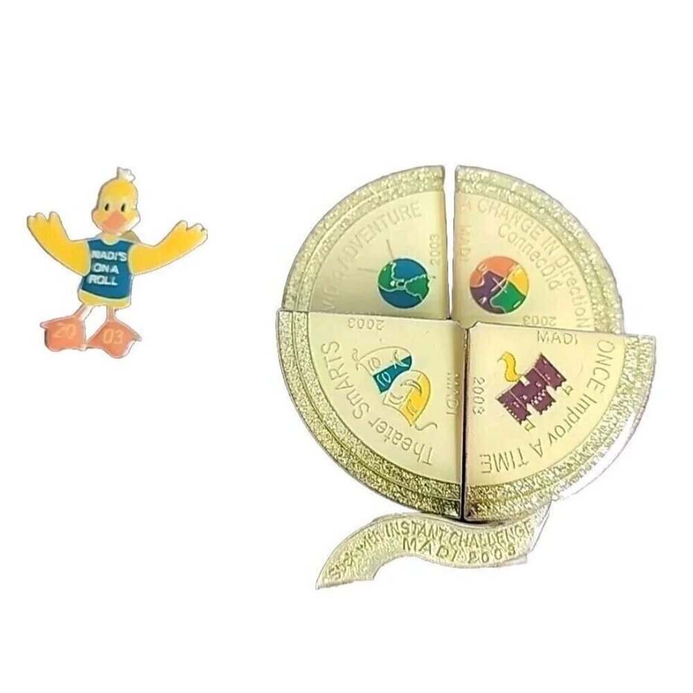Destination Imagination trading Pin 2003 Maryland MADI Duck Wheel DI Pins